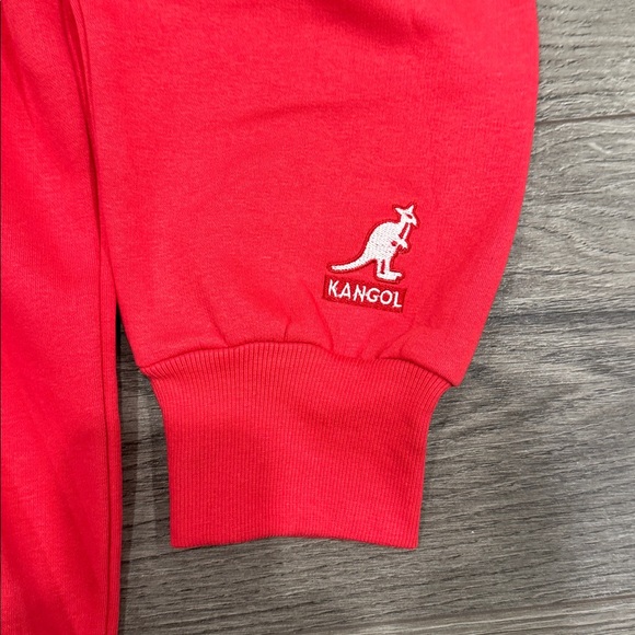 Kangol Coral Hoodie Embroidery On The Hood Logo on Sleeve Men’s Size Extra Large - Picture 2 of 4